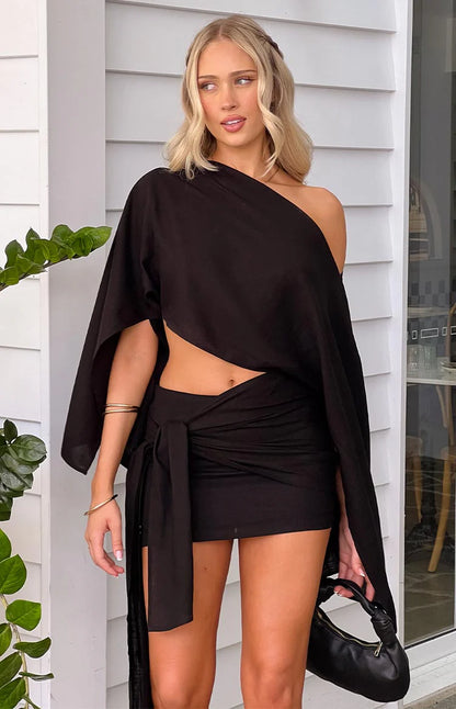 Ryoti Black Mini Dress