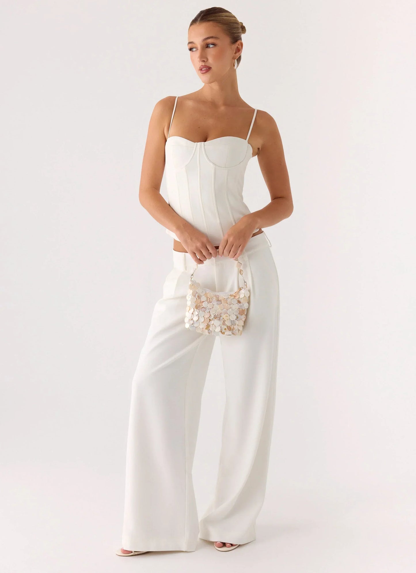Solara Shell Bag - Ivory