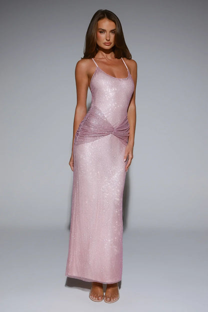 Exclusive Events Maxi Dress Pink
