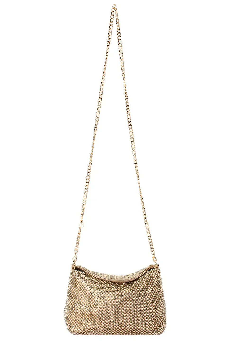 Skylar Ball Mesh Bag - Gold