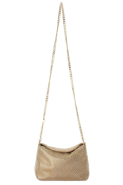 Skylar Ball Mesh Bag - Gold