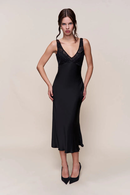 Scaosi Lace Detail Slip Dress
