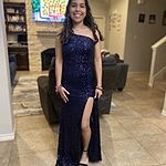 A New Glow Sequin Maxi Dress Lilac