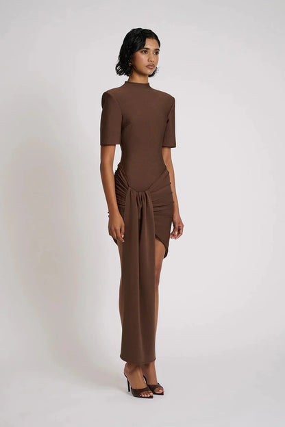 Eloise Dress - Chocolate