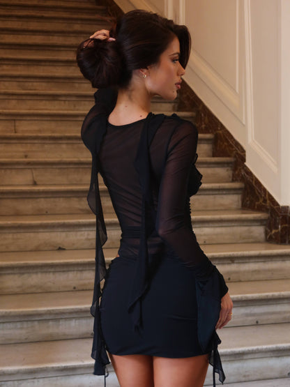 Avaline-Mini-Dress-Black