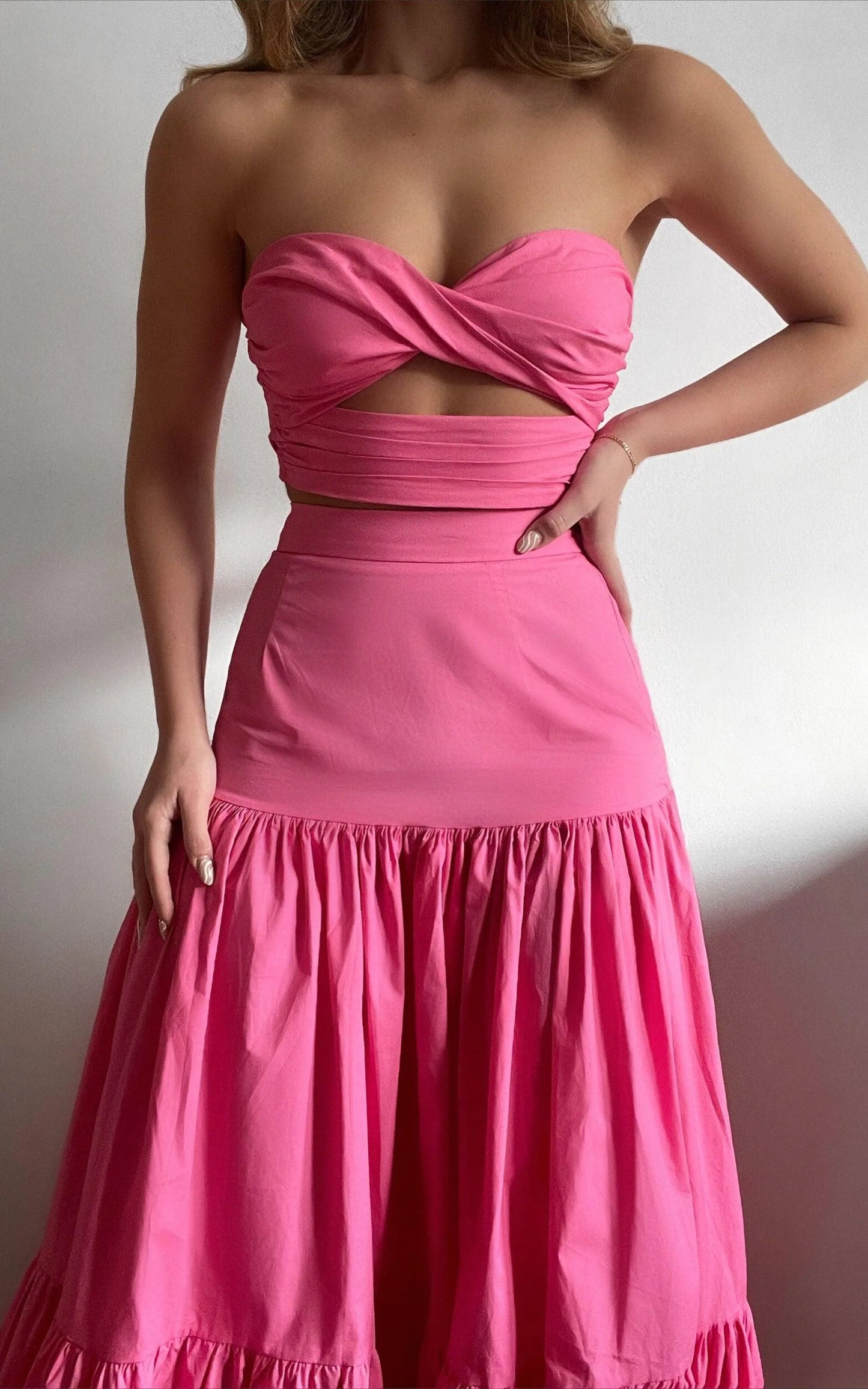 Ayla Maxi Skirt - Pink
