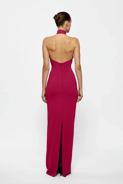 Rhi Gown - Raspberry