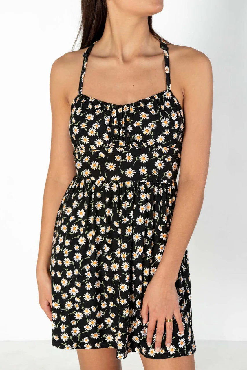 Daisy Crochet Back Dress