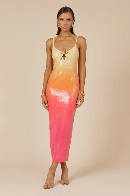 Benito Midi Dress - Tropical
