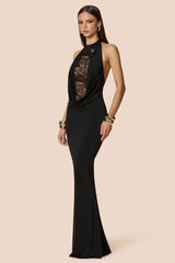 Nookie Rhianna Halter Gown - Black