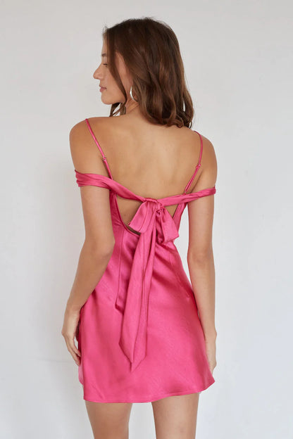 Alira Satin Mini Dress