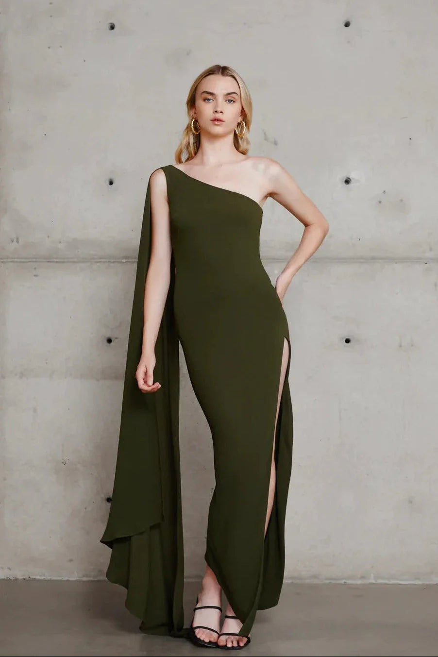 Riley Dress - Khaki