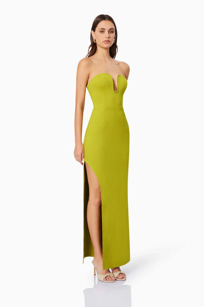 Eden Maxi Dress - Chartreuse