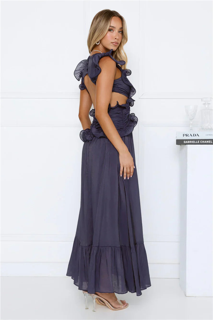 Evening Luxe Maxi Dress Navy