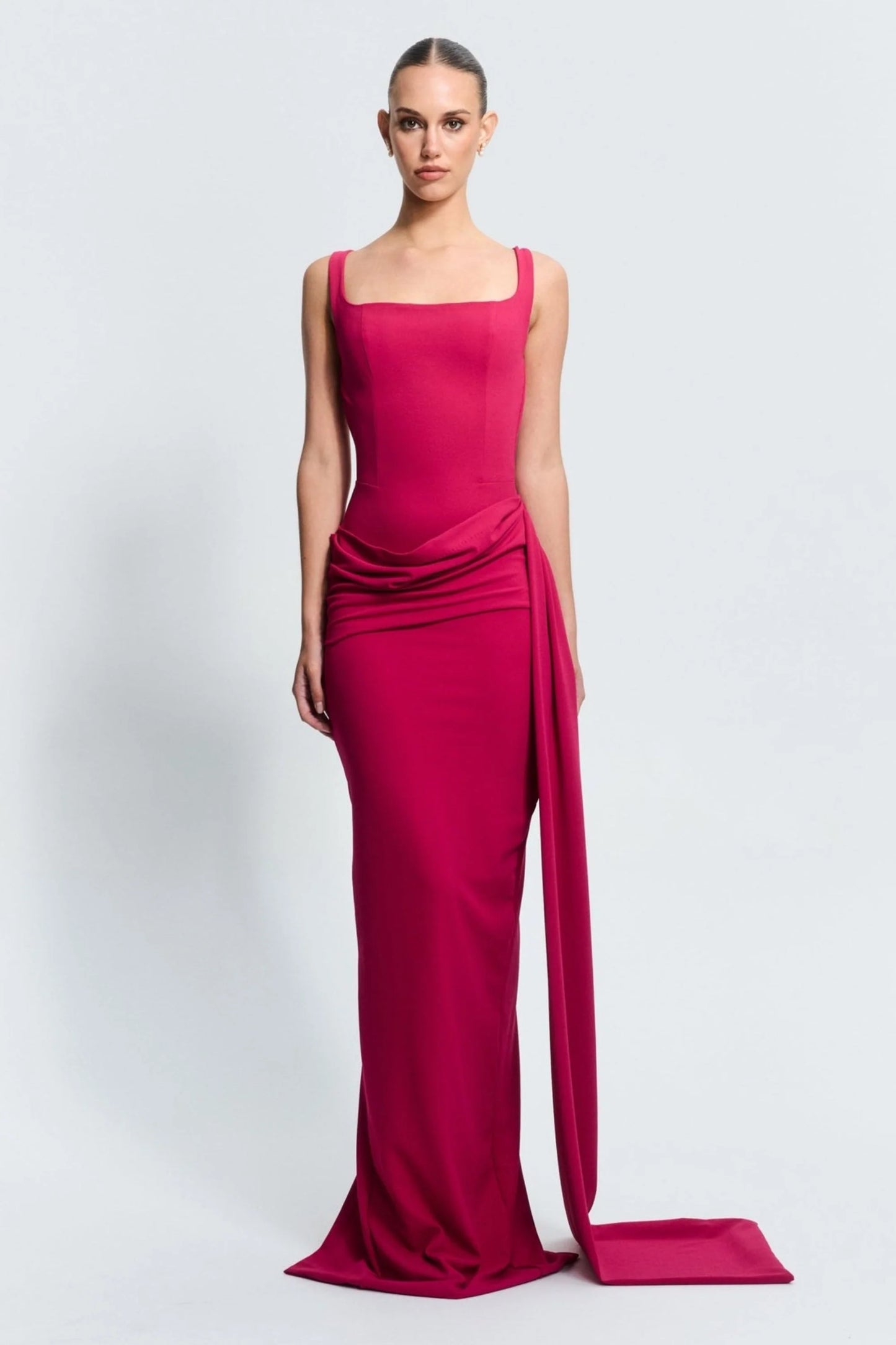 Merle Gown - Raspberry