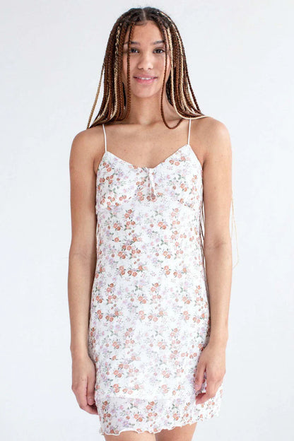 Rose Azalea Mesh Summer Dress