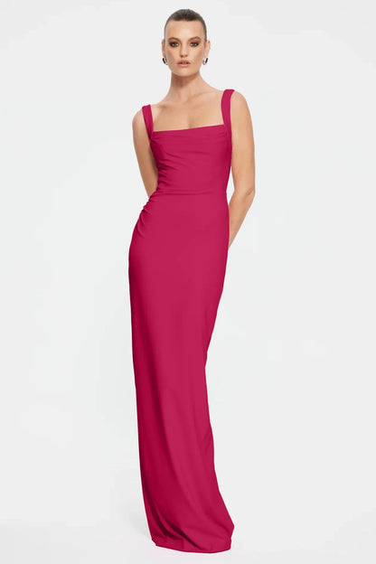 Marbella Gown - Raspberry