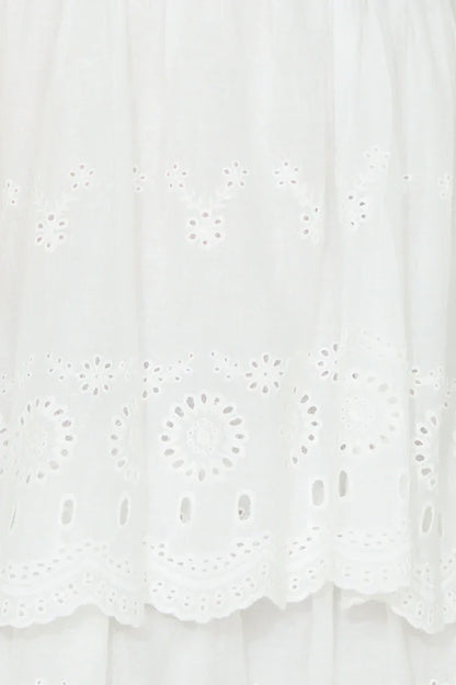 Exotic Cruise Mini Dress White
