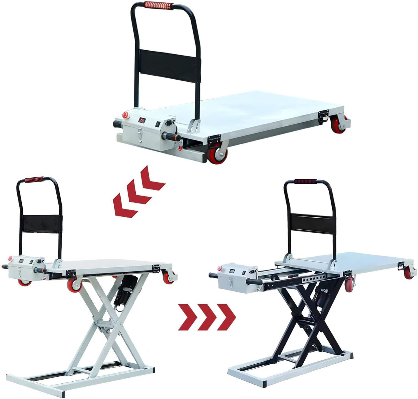 🔥 Limited Stock Available! Premium Electric Hydraulic Lift Table Cart – 660 lbs Heavy Duty Scissor Lift Platform Cart