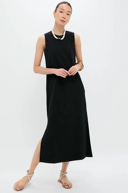 Black Sleeveless Gio Maxi Dress