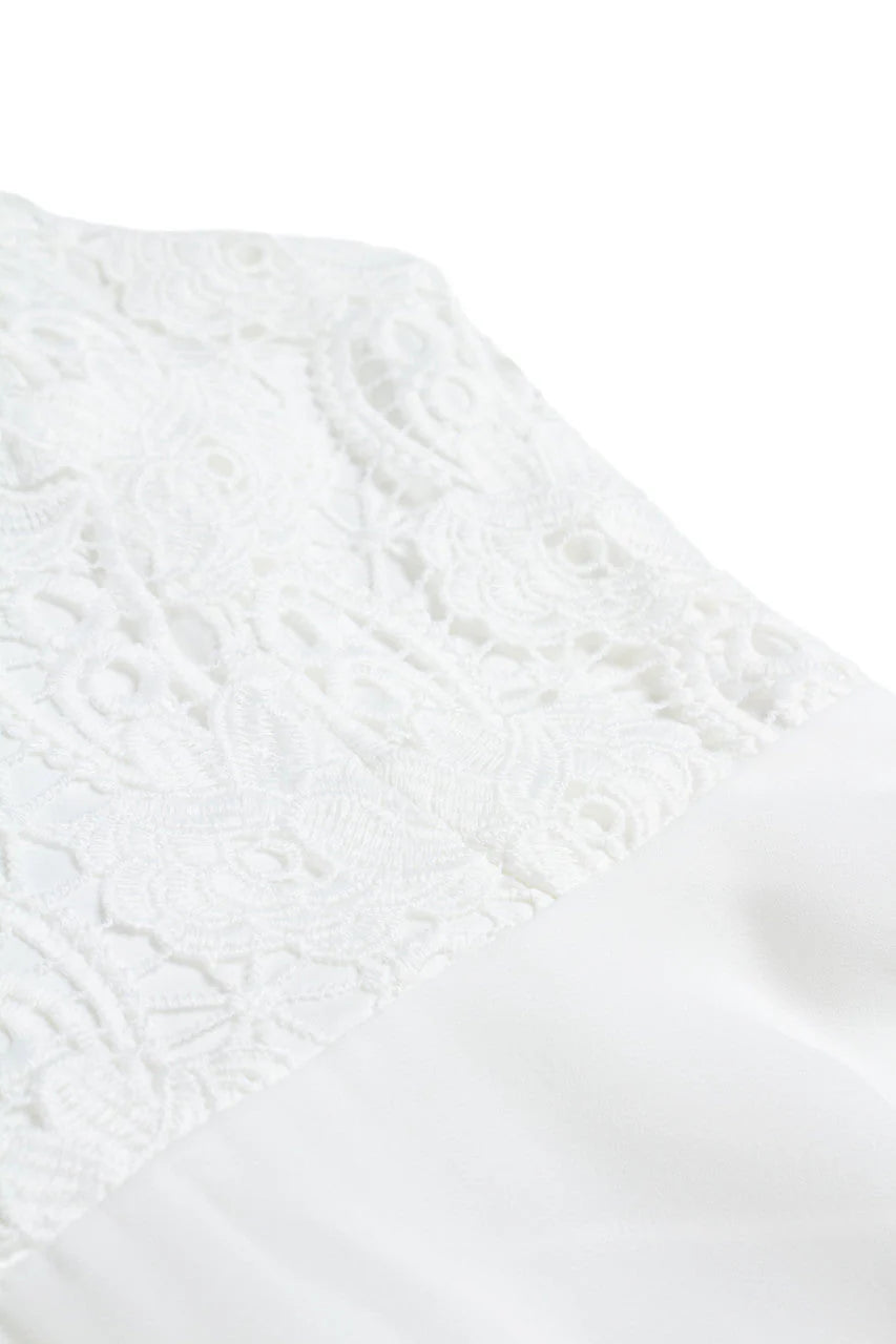 Lace Top Mini Dress
