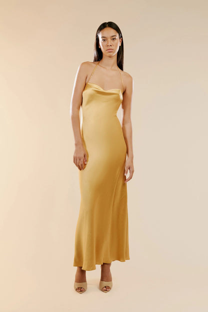 Carlen Maxi Dress - Gold